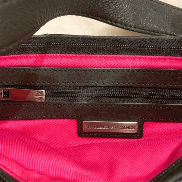 A|X Armani Exchange leather small hobo handbag - Picture 2 of 7